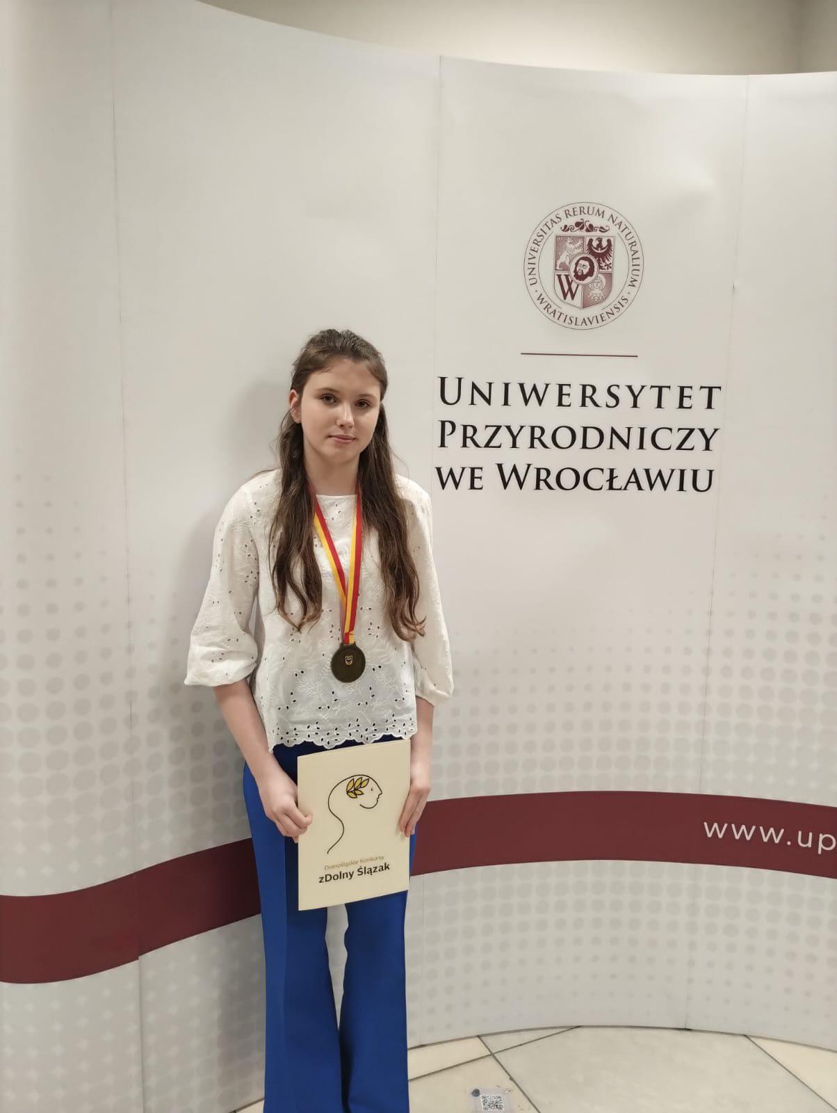 Laureatka zDolnego Ślązaka.