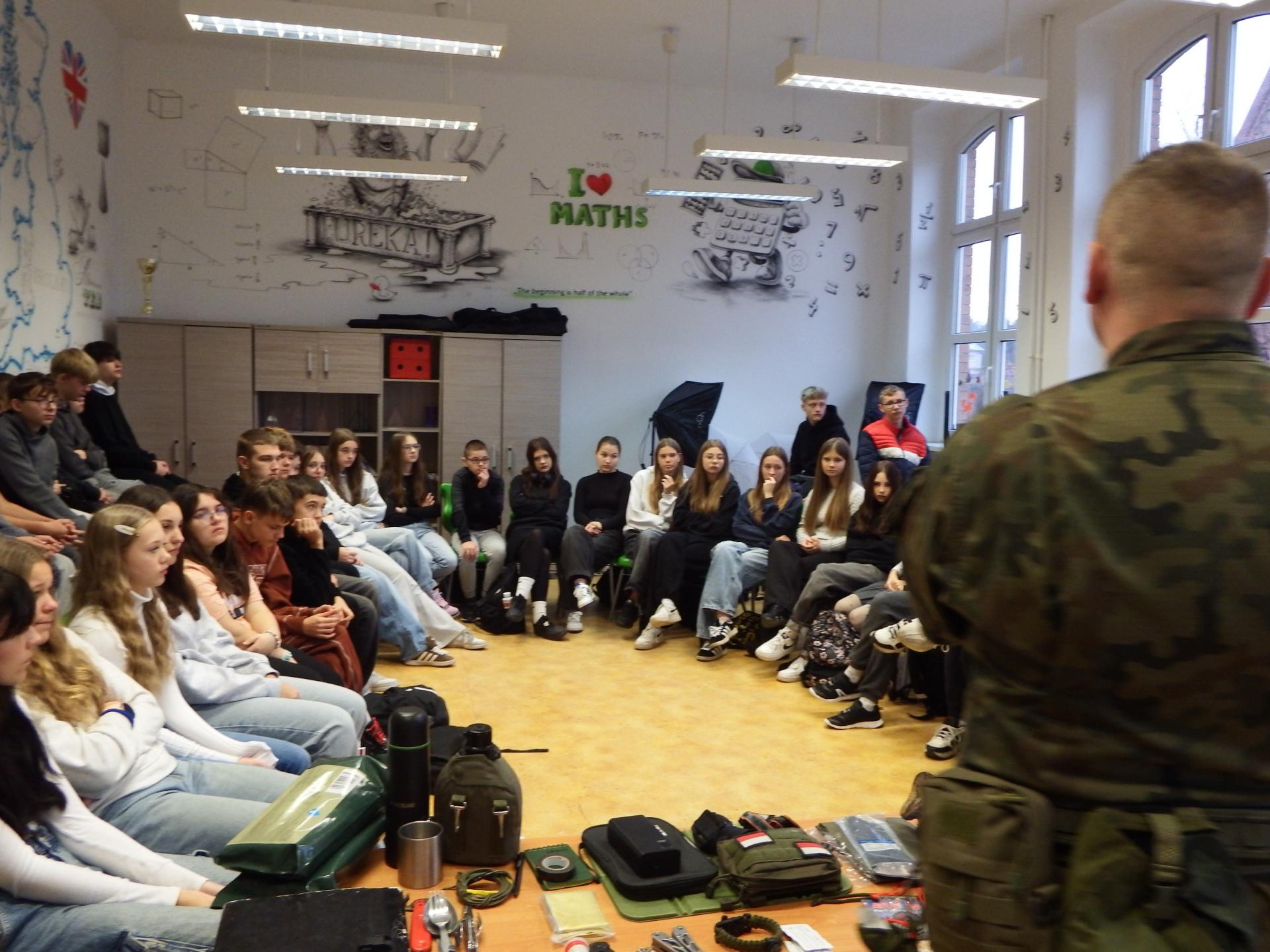 szkolenie z żołnierzem